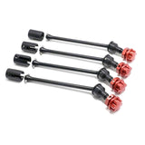 4Pcs 8996X Steel Extended Drive Shaft CVD With Splined Wheel Hex For 1/10 Traxxas MAXX Widemaxx RC Car Parts