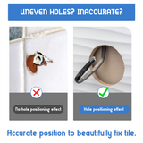 New Adjustable Locator To Wall Marking Position Ruler Ceramic Hole Cutter Tile Drill Marble Opener Construction Tool