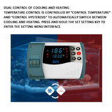 ECB-1000P Integrated Cooling and Heating Automatic Conversion Small Seafood hine Chiller Thermostat