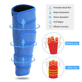 Adjustable Calf Compression Shin Brace Support Wrap Lower Leg Sleeve Proetctor for Man Pain Relief Prevent Injury Sports