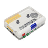 Portable Cassette Walkman Tape Player Captures MP3 Audio Music Via PC USB Power Supply Output To Headphone Speaker