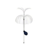 LED outdoor waterproof solar jellyfish fiber optic garden lawn lamp, used for indoor decoration