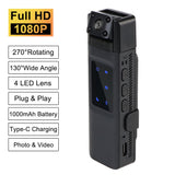 1080P 4 LED Lens Car DVR 270° Rotating HD Video Recorder Camera Auto DashCam Dash Cam Universal Automotive Accessories