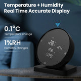 WiFi Tuya Smart Home Temperature Humidity Sensor 5V 1A IR Remote Control Hygrometer Thermometer Adjustable Screen Brighess