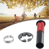 Designed SL7 Handlebar For Headset Expander Compression Plug Stainless Steel 1set 74g Aluminum Alloy Black+Red Hot Sale
