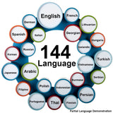 M10 Translation earphones 144 Languages Instant Translated Smart Voice Wireless Bluetooth Travel Translator headset