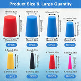 Silicone Tapered Plug Kit, High Temp Rubber Plugs Powder Coating For Hole Plugs, Painting