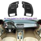 Top-Car Front Air Vent Outlet Grille Without Cup Holder For Z4 E85 E86 2002-2008 Black