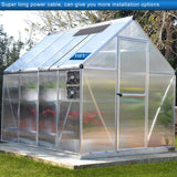 Solar Panel Kit 10W Weatherproof Dual 3.5 m Cable For Outdoor Small Chicken Coop Greenhouse Shed Pet House Fan