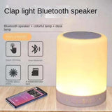 USB Rechargeable LED Bluetooth Speaker Multicolor Night Light Electronics Portable Speakers  Home