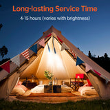 Neck Reading Rechargeable Book Light w/ 3 Color Adjustable Brighess Eye-friendly Desk Lamp Stepless Dimming Brighesss