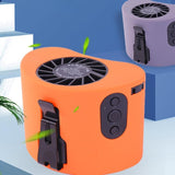on Waist Neck 12000RPM Heavy-duty 15W Electric Rechargeable Clip Belt Fan for Mountaineering Jobsite Gifts