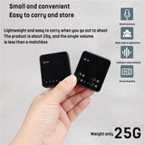 2.4G Wireless Microphone with Transmitter Receiver Clip-on Lavalier Mic for Smartphone DSLR Camera DV Vlog Recording Receivers