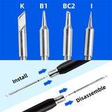 SEQURE S99 Soldering Iron Support PD|QC|DC|PPS Power Supply Compatible with C245 Tip for Drone RC Model Welding Repair Tool Anti-static Welding Pen