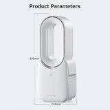 Quiet Small Creative Mini Electric Four Gears Bladeless Fan - For Office & Home, Portable USB Desktop Fan