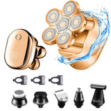 RESUXI LK-8820 Multifunction 6-In-1 Shaves IPX6 Waterproof USB Charging Compact and Portable 6 Heads Razors 100-240V-50/60Hz-8W
