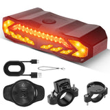 Intelligent anti-theft alarm, rear light with bicycle alarm horn, safety brake taillights, CYCG pathway