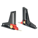 Gauge Aluminum Alloy 0-50mm Dual Scales Home DIY Woodworking Height Measurement Tool Tablesaw Depth Measuring Ruler