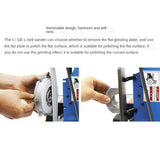 220V/380V Small Vertical Sanding Belt Machine Electric Burr Woodworking Grinding Polishing Machine Knife Sharpening Tool