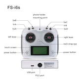 Flysky FS-i6s 2.4G 10CH Transmitter with FS-iA6B 6CH Receiver - AFHDS 2 Screen for RC Airplane, Helicopter, Multicopter