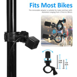 Handlebar Bike Mirror, Bicycle Rear Camera with 4.3'' Screen Night Vision Function 150° Wide Angle View Adjustable Bracket