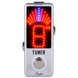 Mini Chromatic Tuner Pedal EffectGuitar Musical Instrumen LED Display True Bypass GuitarTuner for Guitar Bass Accessories