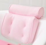Non-Slip Cushioned Bath Tub Spa Bathtub Head Rest Pillow With Suction Cups For Neck Back Bathroom P82