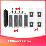 Compatible for MOVA Z50 Ultra Vacuum Parts Main Roller Side Brush HEPA Filter Dust Bag Accessories