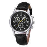 Blue Light Glass Mirror Watch Waterproof