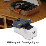 Magnetic High Precision Replacement Universal Phonograph Magnet Turntable Cartridge with Conical Diamond Stylus