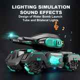 2.4G RC Armored Children Remote Control Toys for Boys Gesture Controlled Water Bomb Tank Electric Car Kid Toy Gift