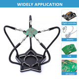 Five-Claw Third Hand Tool with Iron Stand Flexible Arms Helping Hands Soldering Station
