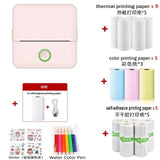 Mini Thermal Printer Wireless Bluetooth 4.0 200dpi Photo Label Memo List Printing with USB Cable Imprimante Portable