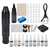 Tattoo Power Supply Kit Adiustable Lightweight Tattoo Machine Pen Kit Sturdy Long Lasting Powerful for Home for Tattoo Artist