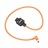 ZINE D-Tap to 5.5*2.5mm DC Connector 60cm Braided Wire For V-mount/Gold Mount Battery Monitor Light DSLR Rig Power Supply