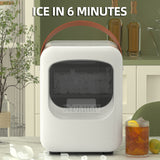 Automatic Large Capacity Desktop Ice Maker with Self-Cleaning Function