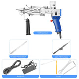2-in-1 Electric Carpet Tufting Gun - Cut and Loop Pile for Starter Kit