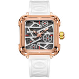 Fashion Men's Watch ONOLA Hollow Full Automatic Luxury Watches Men Silicone Tape Waterproof Wristwatch Clock