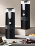 170ML Portable Automatic hine Compatible with Capsule & Ground Coffee for Camping Travel Hiking