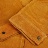 120cm Welding Apron Flame Retardant Long Sleeve Welder Protective Clothing Split Leather Fire-Resistant