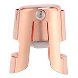 4X Champagne Bottle Stopper Rose Gold Stainless Steel Champagne Sealer Plug Super Powerful Vacuum Seal