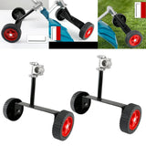Upgrade Design Walk Behind String Trimmer Eater Electric Lawn Mower Hand Push Universal Auxiliary Wheels Garden Tool