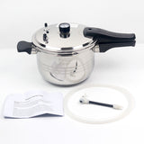 Dental Laboratory Denture Curing High Temperature Cooker Sterilization Pneumatic Polymerization Pot With Pressure Gauge