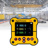 Digital Electronic and Gauge Angle Finder Tool Protractor Incometer Dual Axis Level 0.02°Resolution