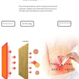 220V Abdominal pain hot compress fat massage vibration waist warming Chinese medicine package fever warm belt