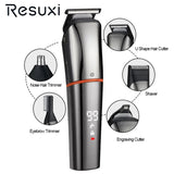 Resuxi LK-860 Set Men Electric Washable Nose Shaving Waterproof Hair Trimmer Clipper Cutter hine