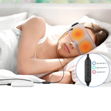 Relief Help Sleep Shading Light Breathable Hot Compress Heating Eye Mask Home Travel Lunch Break Portable
