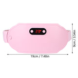 Women Menstrual Fast Heating Hot Compress 6 Gear Vibration Electric Heated Waist Massage Belt