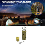 Perimeter Trip Alarm Kit 360º Loud Sound Early Warning Security System For Camping And Security Property Safety