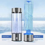 Portable Hydrogen-Rich Alkae lonizer Hydrogen-Water Generator Maker Rechargeable Water Bottle Anti-Aging
